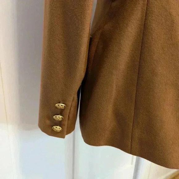 Cache D' Or 70/80's Vintage Wool/Cashmere Blend Jacket, Size 8, Brown - Picture 5 of 8